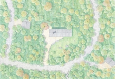 日本混泥土林中小屋