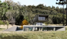 依山而建的小屋