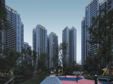 成都中铁建·青秀未遮山住宅区建筑