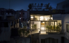印度屋顶花园的独立住宅